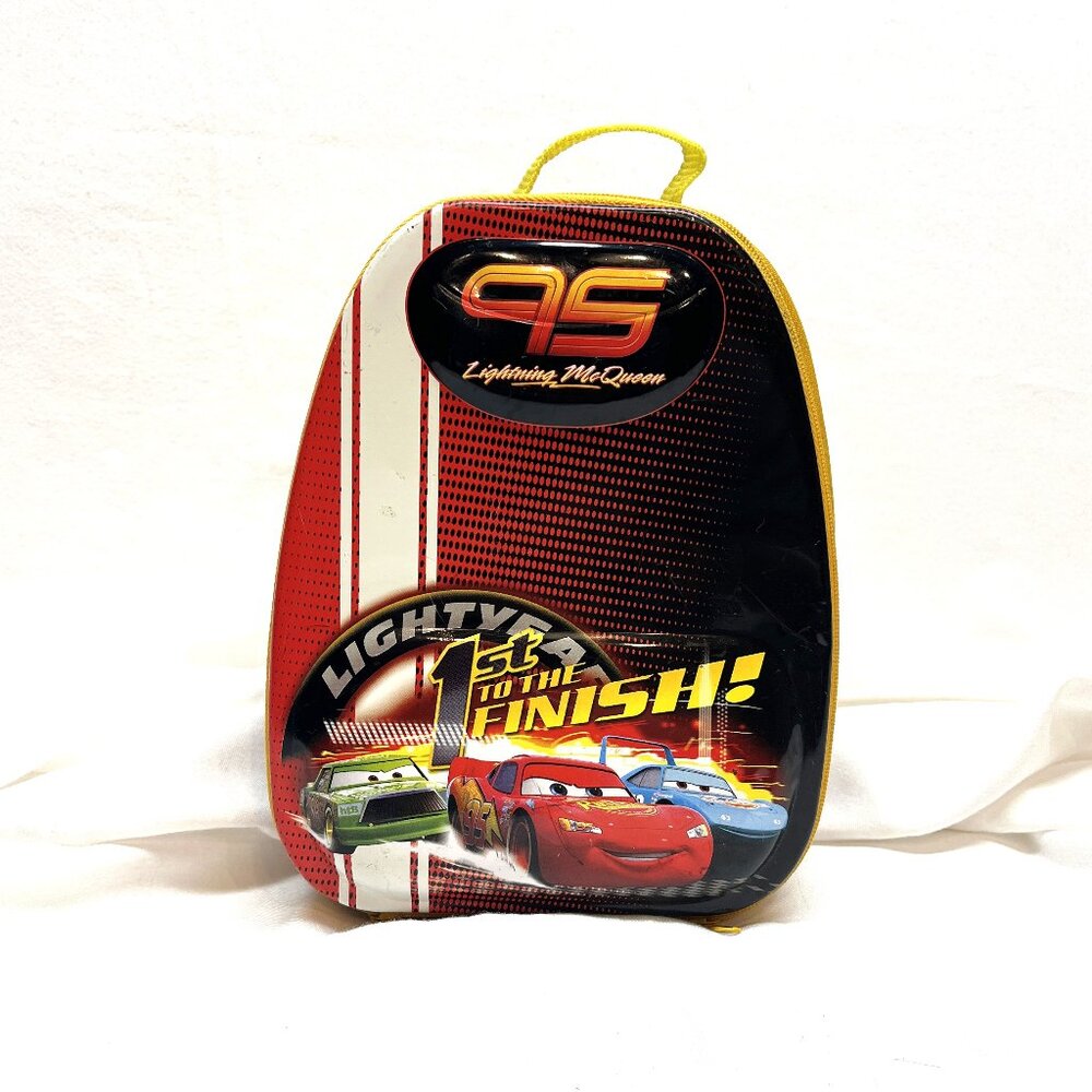 Disney Pixar Cars Lightning McQueen Steel Backpack Lunchbox